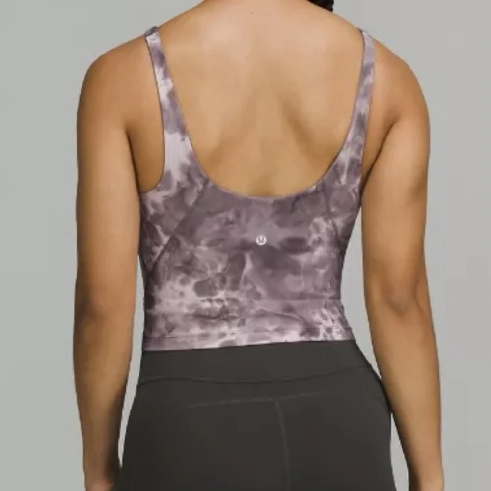 Lululemon Align Tank Top, Diamond Dye Pitch Grey/Graphite Grey (4)